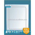 Modern square silver bathroom vanity mirror